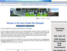 Tablet Screenshot of horrycitadelclub.org